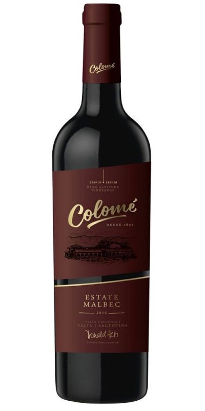 bodega colome estate malbec 2021
