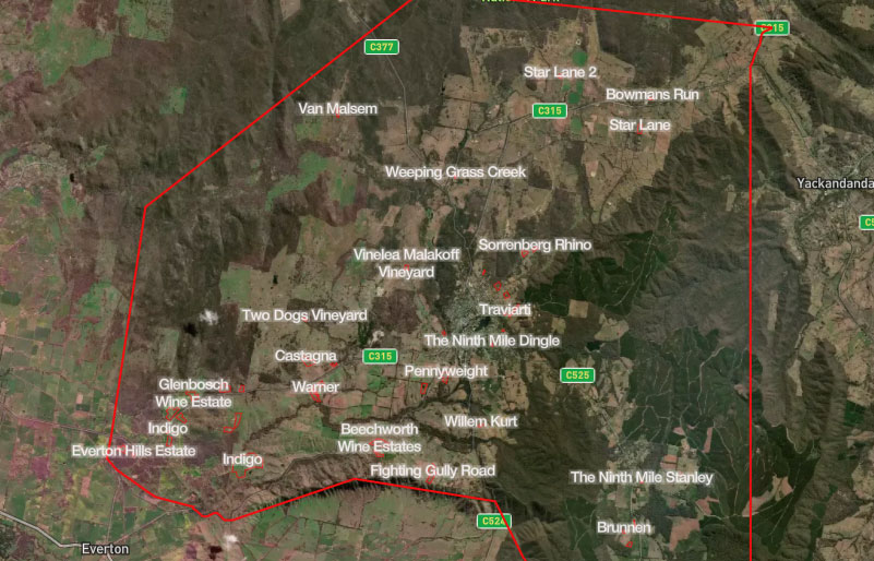 Beechworth Wine Region