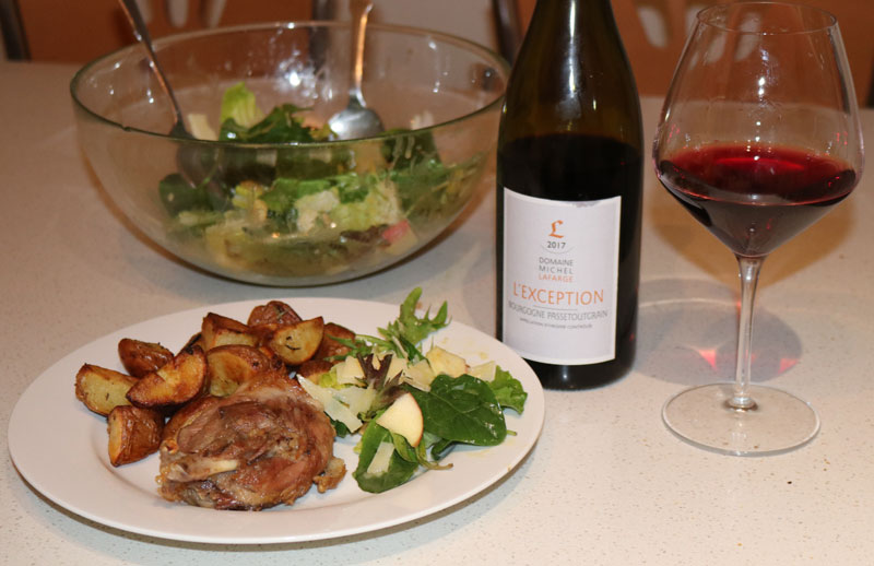 Duck confit and burgundy